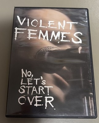 THE VIOLENT FEMMES - NO, LET'S START OVER (2006) DVD Very Good Free Shipping