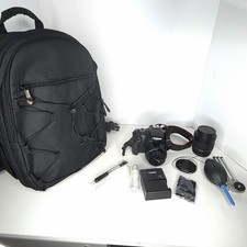 Canon EOS Rebel T3 Camera Bundle W/ Carrying Bag Accessories TESTED WORKS
