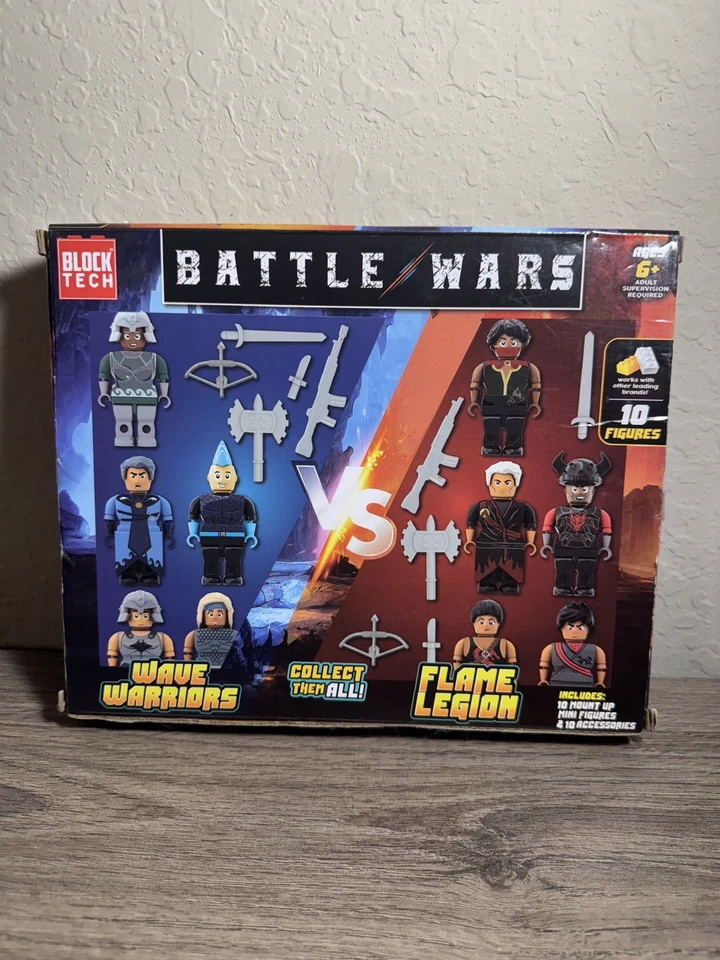 Battle Wars de Block Tech ¡Colecciona todas!  Wave Warriors/Leyendas de la Llama  Foto 2 de 2