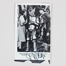 Ray Bolger Signed Photo Wizard of Oz - COA JSA
