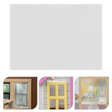 10 PCS Micro Landscape Doors Windows DIY Panes Miniature Building Materials