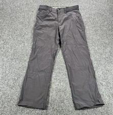 Orvis Tech Pants Mens 34x29 Blue Gray Stretch Hiking Trek Water Resistant