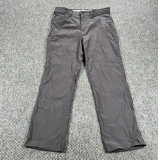 Orvis Tech Pants Mens 34x29 Blue Gray Stretch Hiking Trek Water Resistant
