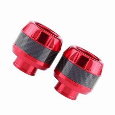 1 Pair Carbon Fiber Front Fork Frame Sliders For Motorcycle Protection QFYI