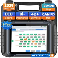 XTOOL D8S V2.0 Bidirectional OBD2 Scanner Full Diagnostic Topo Mapping 42+Resets