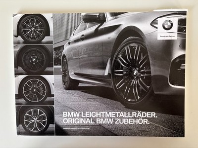 BMW Prospekt Katalog 2019 Räder für 1 2 3 4 5 6 7 8 X Modelle + Preisliste
