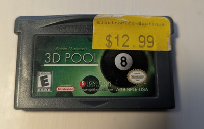 3D Pool (Archer Maclean's) Gameboy Advance GBA Modul