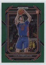 2023-24 Panini Prizm Draft Picks Green Prizm Colin Castleton #45 1lm5