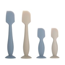 Baby Diaper Cream Spatula Applicator, 4 Pack Butt Paste Dark blue, gray