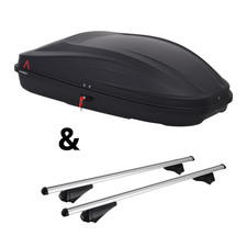 Für VW Polo Fliessheck Typ 6R/6C - Dachträger Menabo Tiger & Dachbox Spark 320