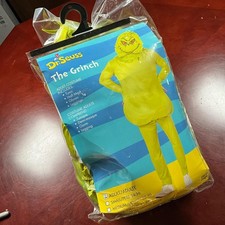 NWTs Adult Dr Seuss The Grinch Mask Set Festive Christmas Party Costume Large 