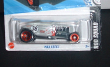 Hot Wheels 2025 Mainline Rod Squad Max Steel Gray #25 HYX53-N9C0F NEW