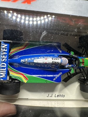 1:43 Spark Benetton F1 B194 #6 Monaco Gp 1994 J.J.Lehto Green Blue