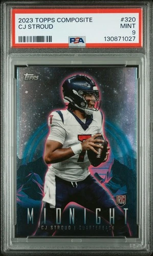 2023 TOPPS COMPOSITE #320 CJ STROUD ROOKIE RC PSA 9