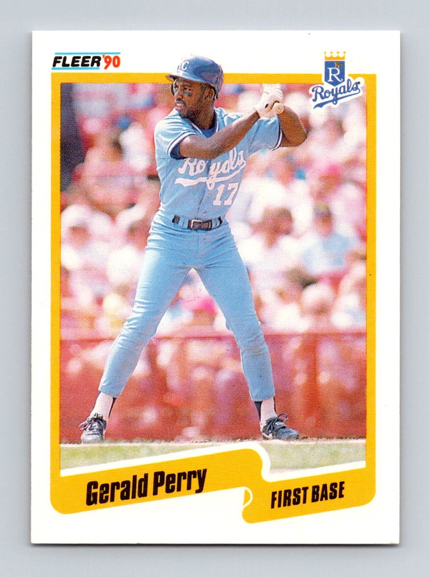 1990 Fleer GERALD PERRY #U-103 Kansas City Royals