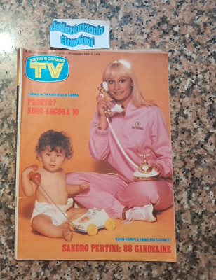 TV LÄCHELN UND LIEDER 39 1984-Raffaella Carrà-Sandro Pertini-Dorelli-Sonia Braga-