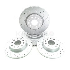 FOR CUPRA FORMENTOR 1.5 ETSI 24+ FRONT REAR DRILLED GROOVE BRAKE DISCS 312/272