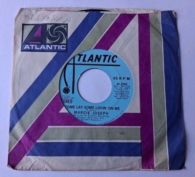 Margie Joseph - Come Lay Some Lovin' On Me Vinyl 45 - Promo - 1973 Atlantic 