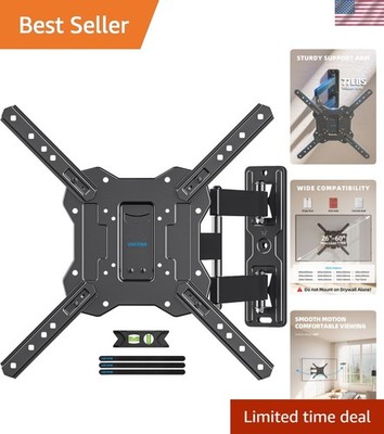 Heavy-Duty Full Motion TV Wall Mount for 28-60 Inch TVs - Swivel & Tilt Design