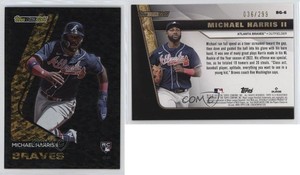 2023 Topps Update Topps Black Gold Black /299 Michael Harris II #BG-6 Rookie RC