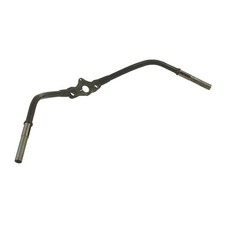 MANUBRIO per Harley Davidson forcella springer CROMATO mod.BUCKHORN sfasato