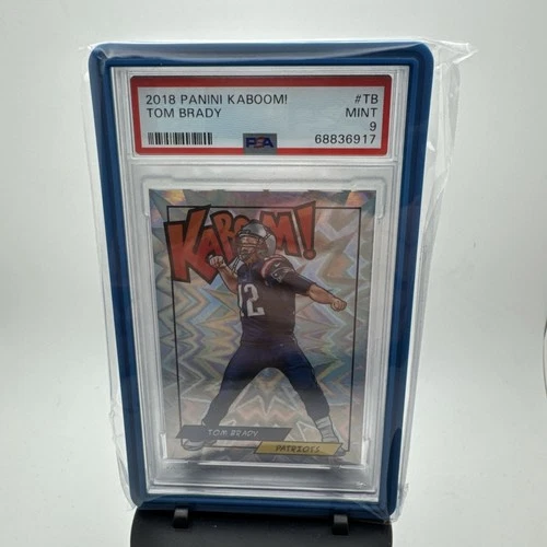 2018 Panini Kaboom! #TB Tom Brady PSA 9 1ST YEAR KABOOM! LFG Pose GOAT! Patriots