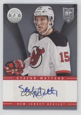 2013-14 Totally Certified Rookie Signatures Stefan Matteau #TR-SMA Auto RC n1u