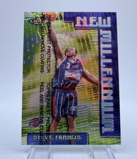 1999-00 Topps Finest New Millennium Rookie Card Steve Francis #NM6 /1500 NM SP. rookie card picture