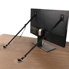 4 Packs Tv Adjustable Safety Straps No Drill Adhesive Anti Tip Furniture Anchors