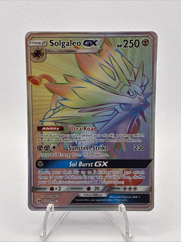 pokemon card value solgaleo gx TCG: Box Pokémon Hit Points250 HP Form Solgaleo GX (Full Art) 143/149