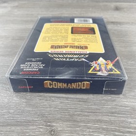 Commando 5-Screw (Nintendo NES, 1986) Complete Hang Tag Rare w/ Protector