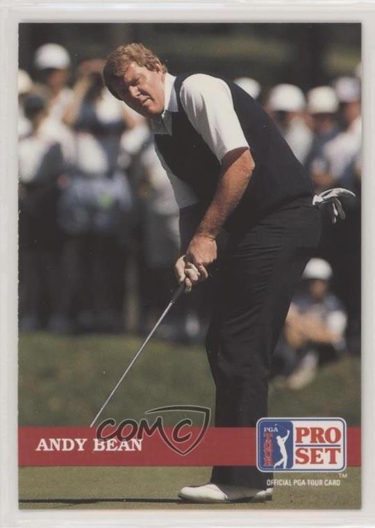 1992 Pro Set Golf Andy Bean #68 1q9