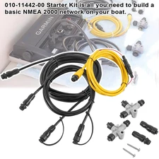 010-11442-00 Nmea 2000 Starter Kit For Nmea 2000 Network GARMIN W/ T-Connectors