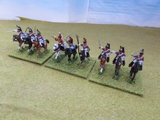 9 x 1/72 20mm Metal Napoleonic French Cuirassiers Painted *Newline Designs*