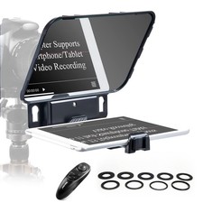 T3 Teleprompter Teleprompter with Remote Control Work with iPad/Tablet/Smartp...