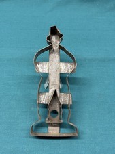 Vtg German Folk Art Large Man or Preacher Metal Cookie Cutter 8.25"x3.5" 67