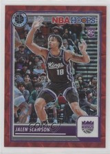 2023-24 Panini NBA Hoops Premium Stock Red Prizm 57/88 Jalen Slawson #58 11c7