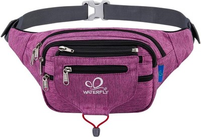 WATERFLY Bauchtasche Gürteltasche Damen und Herren Sport Hüfttasche für Laufen F