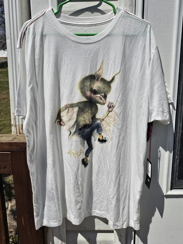RVCA Bat boy T-shirt Mens XXL Artist Network Matt Gordon Rare Design