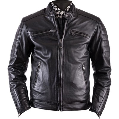 Helstons Cruiser Rag Motorcycle Motorbike Leather Jacket Black | eBay