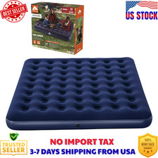Ozark Trail King 10 inch Inflatable Air Mattress, Blow up Mattress Without Pump