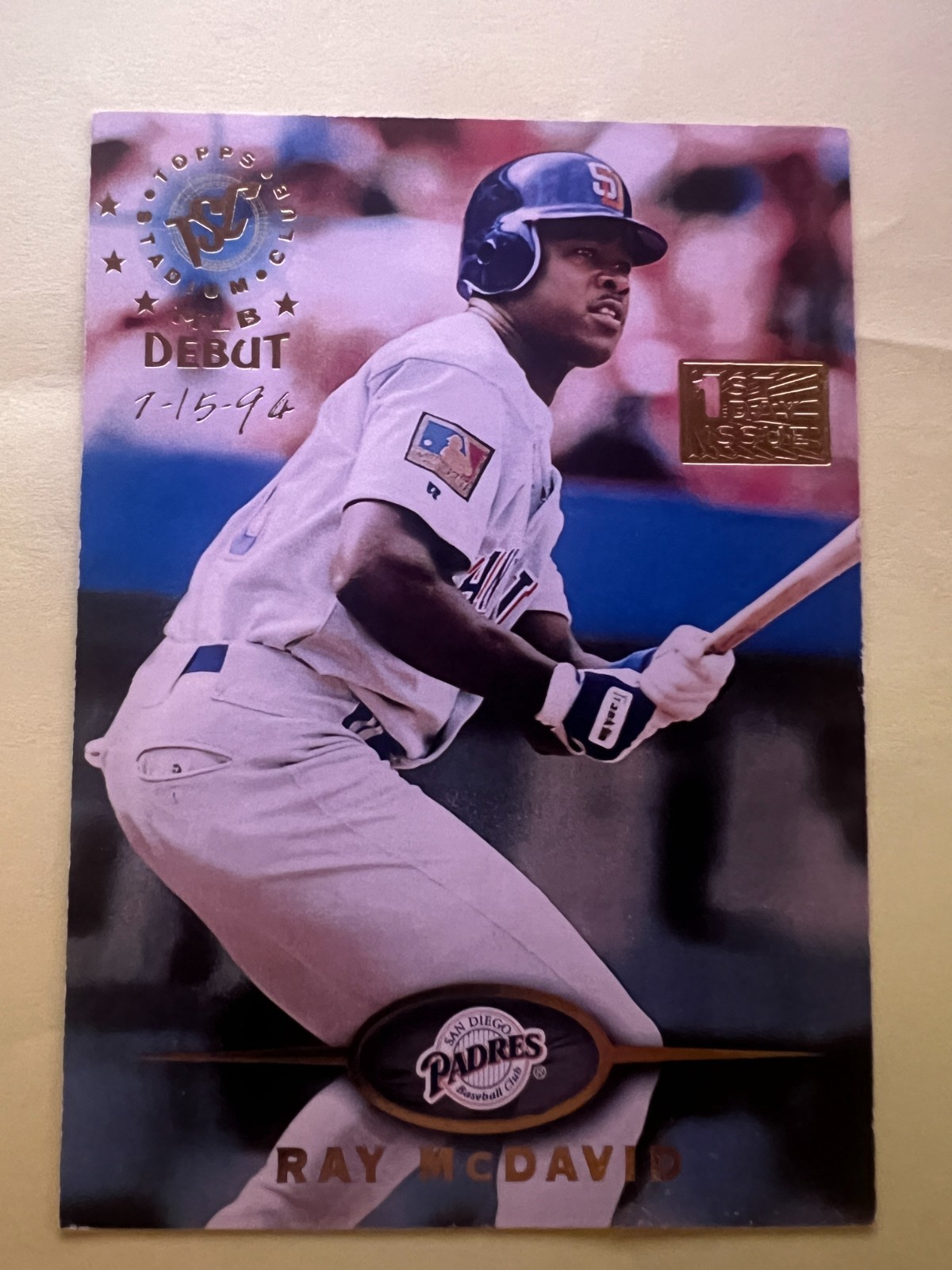 1995 Topps Stadium Club - Ray McDavid #43 FREE SHIPPING C357