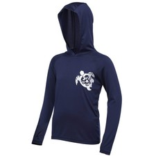Boys Rash Guard Swim Hoodie UPF 50 Sun Protection Long Sleeve Shirt
