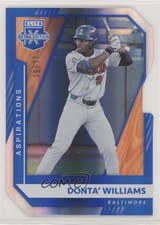2021 Panini Elite Extra Edition Aspirations Die-Cut 39/77 Donta' Williams 01wi