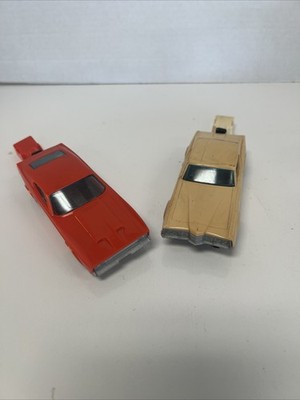 Vintage Funmates Go Cars Proctor & Gamble Mustang Thunderbird W/launchers 70 s
