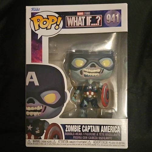 Funko Pop! Marvel What If...? Zombie Captain America #941 Vinyl Figure