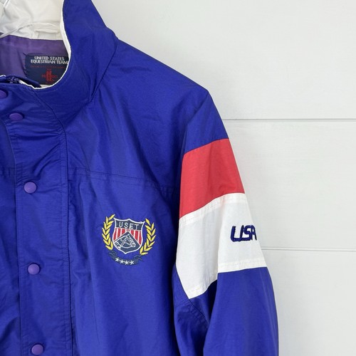 VTG MILLER’S 1996 USA Olympic Equestrian Jacket Atlanta Women Medium - Picture 2 of 11