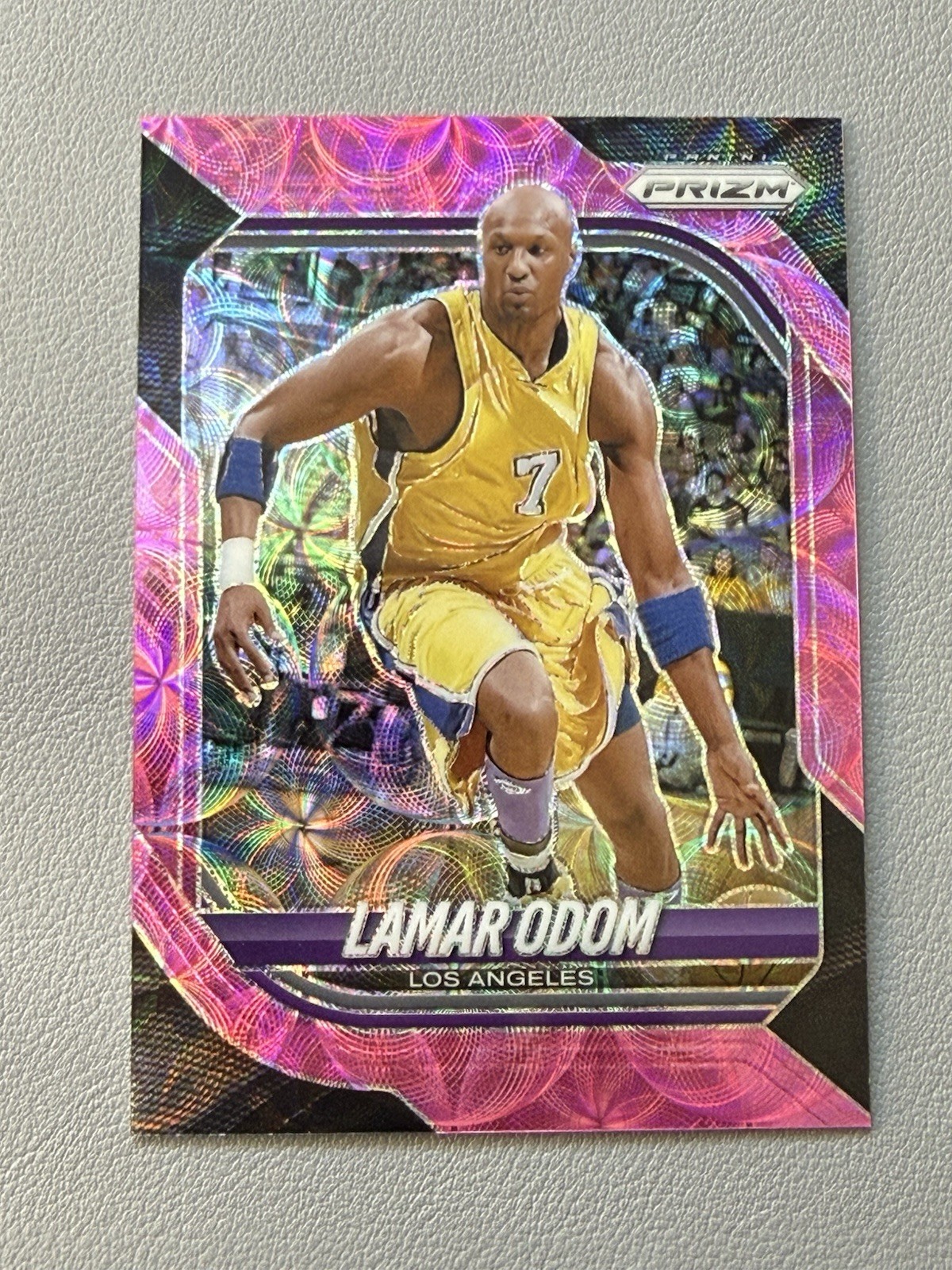 🔥2025-26 Panini Prizm Lamar Odom /125 SP Pink Scope Prizm Lakers🔥