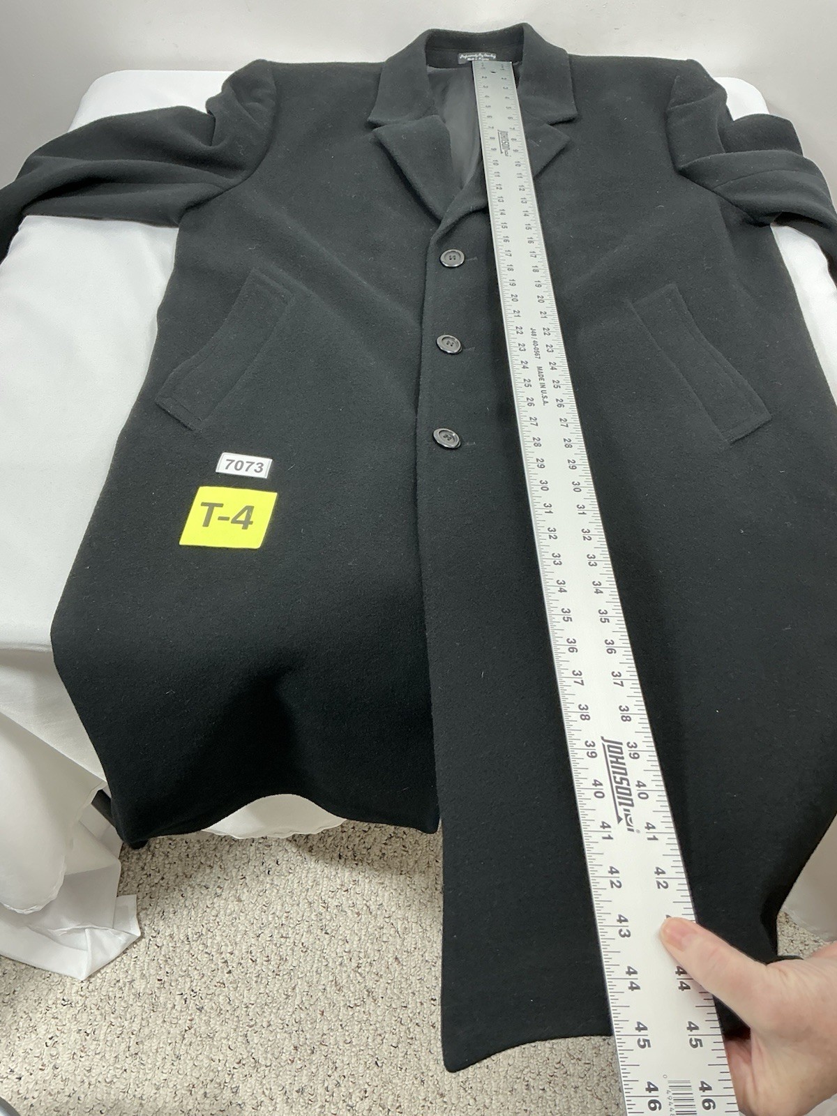 Mens Excellent Condition Button Down Lined Over C… - image 7