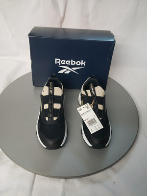 REEBOK GW1236 XT SPRINTER SLIP-ON YTH'S  Black Synthetic/Mesh Running Shoes 2